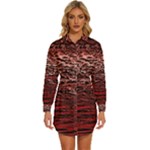 River Roots Womens Long Sleeve Shirt Dress