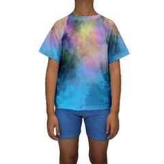 Kids  Short Sleeve Swimwear 