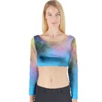 Smokescreen Long Sleeve Crop Top