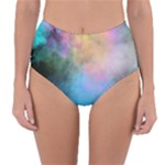 Smokescreen Reversible High-Waist Bikini Bottoms