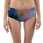 Smokescreen Reversible Mid-Waist Bikini Bottoms