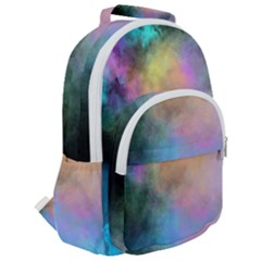 Rounded Multi Pocket Backpack 