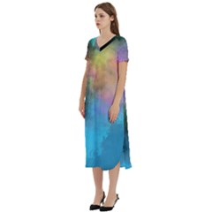 T-Shirt Midi Dress With Pockets 