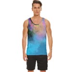 Smokescreen Men s Wide Collar Tank Top