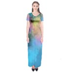 Smokescreen Short Sleeve Maxi Dress