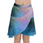 Smokescreen Chiffon Wrap Front Skirt