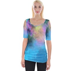 Wide Neckline T-Shirt 