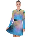 Smokescreen Long Sleeve Panel Dress