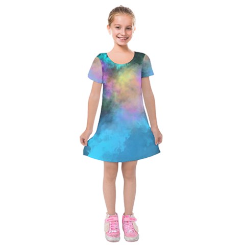 Smokescreen Kids  Short Sleeve Velvet Dress from ArtsNow.com