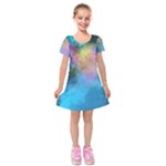 Smokescreen Kids  Short Sleeve Velvet Dress