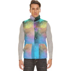 Smokescreen Men s High Neck Button Up Puffer Vest from ArtsNow.com