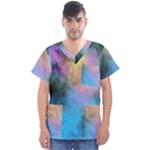 Smokescreen Men s V-Neck Scrub Top