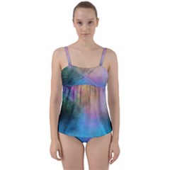 Twist Front Tankini Set 