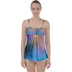 Smokescreen Babydoll Tankini Top