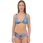 Smokescreen Double Strap Halter Bikini Set