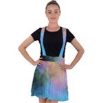 Smokescreen Velvet Suspender Skater Skirt