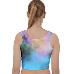 Velvet Racer Back Crop Top 