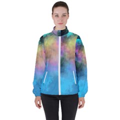 Women s High Neck Windbreaker 