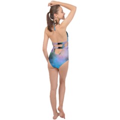 Halter Front Plunge Swimsuit 