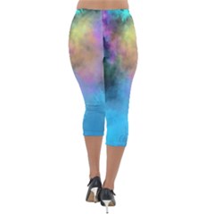 Lightweight Velour Capri Leggings  