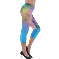 Lightweight Velour Capri Leggings  