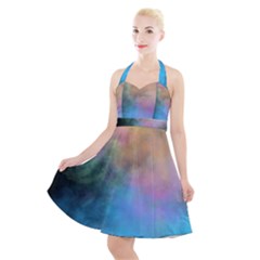 Halter Party Swing Dress  