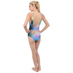 Cross Front Low Back Swimsuit 