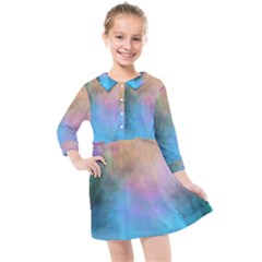 Kids  Quarter Sleeve Shirt Dress 