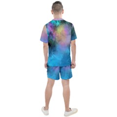 Men s Mesh T-Shirt and Shorts Set 