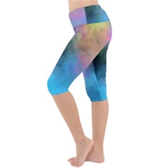 Lightweight Velour Cropped Yoga Leggings 