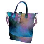 Smokescreen Buckle Top Tote Bag