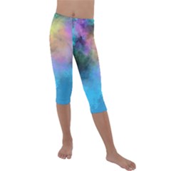 Kids  Lightweight Velour Capri Leggings  