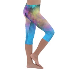 Kids  Lightweight Velour Capri Leggings  