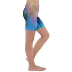 Kids  Lightweight Velour Capri Yoga Leggings 