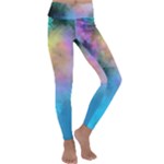 Smokescreen Kids  Lightweight Velour Classic Yoga Leggings