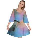 Smokescreen Velour Kimono Dress