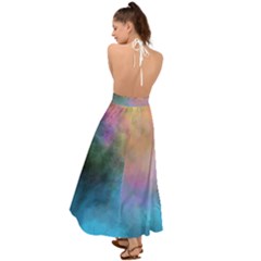 Backless Maxi Beach Dress 