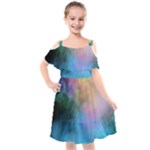 Smokescreen Kids  Cut Out Shoulders Chiffon Dress