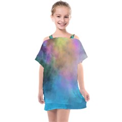 Kids  One Piece Chiffon Dress 