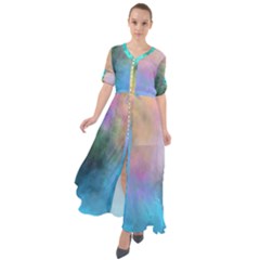 Waist Tie Boho Maxi Dress 