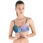 Smokescreen Tie Up Cut Bikini Top