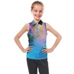 Smokescreen Kids  Sleeveless Polo T-Shirt