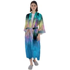 Maxi Satin Kimono 