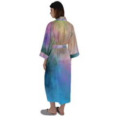 Maxi Satin Kimono 