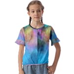 Smokescreen Kids  Cuff Sleeve Scrunch Bottom T-Shirt