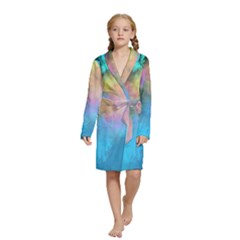 Smokescreen Kids  Long Sleeve Velvet Lounge Robe from ArtsNow.com