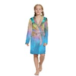 Smokescreen Kids  Long Sleeve Velvet Lounge Robe