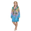 Kids  Long Sleeve Velvet Lounge Robe 