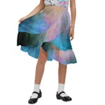 Smokescreen Kids  Ruffle Flared Wrap Midi Skirt