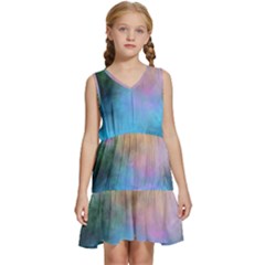 Kids  Sleeveless Tiered Mini Dress 